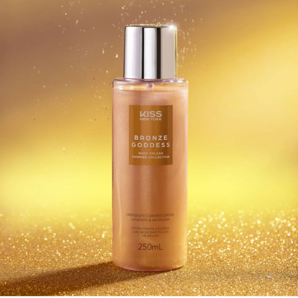 Body Splash Shimmer Bronze Goddess - Kiss New York